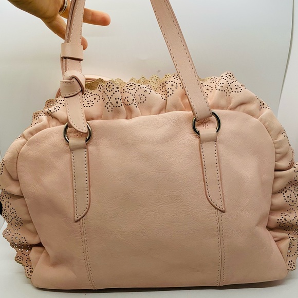 Roberta Gandolphi Italian Leather Purse Pastel pink - Picture 7 of 12